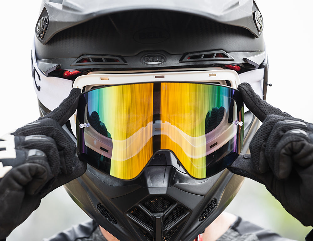 Bike racing shops goggles